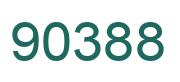 Number 90388 green image