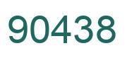Number 90438 green image