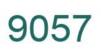 Number 9057 green image