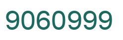 Número 9060999 imagen verde