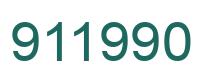 Número 911990 imagen verde