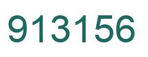 Number 913156 green image