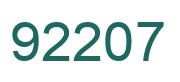 Number 92207 green image