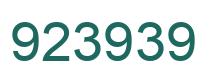 Número 923939 imagen verde