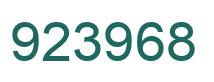 Número 923968 imagen verde