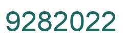 Number 9282022 green image