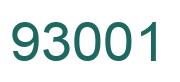 Número 93001 imagen verde