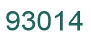 Number 93014 green image