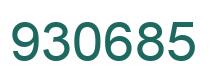 Número 930685 imagen verde