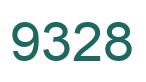 Number 9328 green image