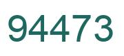Number 94473 green image