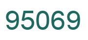 Number 95069 green image