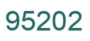 Number 95202 green image