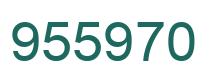 Número 955970 imagen verde