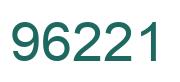 Number 96221 green image
