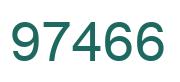 Number 97466 green image