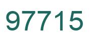Number 97715 green image