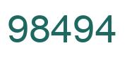 Número 98494 imagen verde