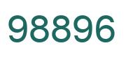 Number 98896 green image