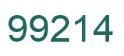 Número 99214 imagen verde