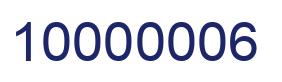 Number 10000006 blue image