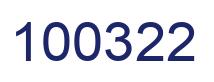 Number 100322 blue image