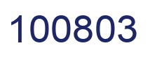 Number 100803 blue image