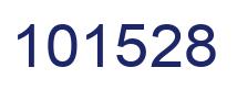 Number 101528 blue image