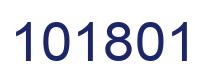 Number 101801 blue image