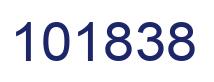 Number 101838 blue image