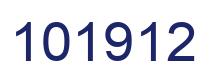 Number 101912 blue image