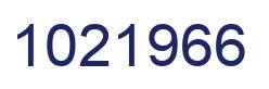 Number 1021966 blue image
