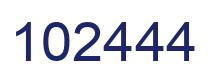 Número 102444 imagen azul