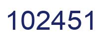 Número 102451 imagen azul