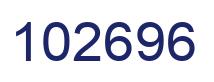 Número 102696 imagen azul
