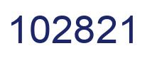Number 102821 blue image