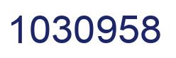Number 1030958 blue image