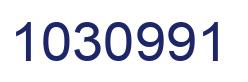 Number 1030991 blue image