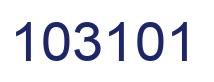 Number 103101 blue image