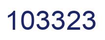 Number 103323 blue image