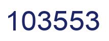 Number 103553 blue image
