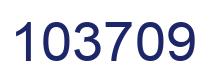 Number 103709 blue image
