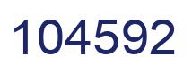 Número 104592 imagen azul