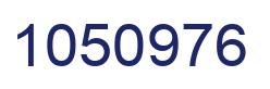 Number 1050976 blue image