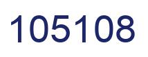 Number 105108 blue image