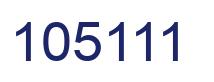 Number 105111 blue image