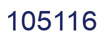 Number 105116 blue image