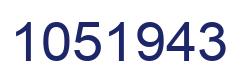 Número 1051943 imagen azul