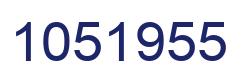 Number 1051955 blue image