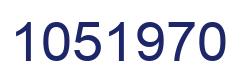 Número 1051970 imagen azul